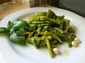 Casarecce fagiolini pesto basilico nocciole.