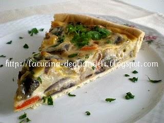 Torta fredda di melanzane e peperoni