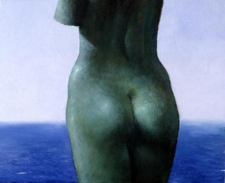 Larraz Venus in the garden of the oracle 2005 olio su tela c