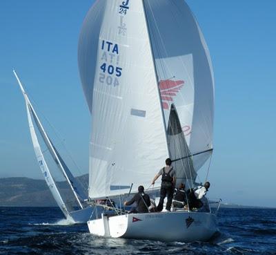 Vela J24: Prima tappa del Circuito Zonale della Flotta Sarda