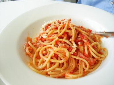 Gli spaghetti alla Amatriciana