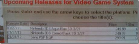 PSP2 NGP thumb PSP2 NGP: arriverà a Dicembre a 299€