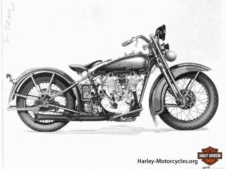 Harley Davidson V Twin Story : Flathead