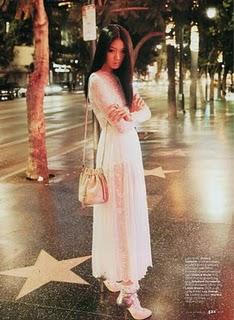 So Young Kang in Dolce & Gabbana su Elle US Mar 2011