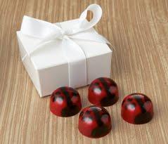 Coccinelle di cioccolato per San Valentino