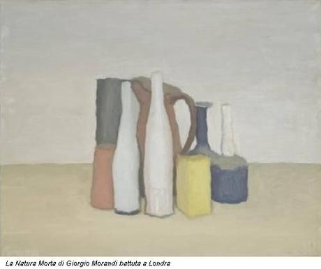 La Natura Morta di Giorgio Morandi battuta a Londra