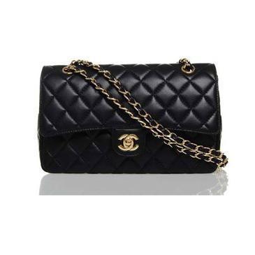 Chanel black handbag_Chanel Shoulder_Chanel_Handbag_gtobuy.com