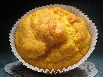 Bakon and cormeal muffin