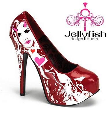 Wearable art by Studio Jellyfish: arte ai piedi