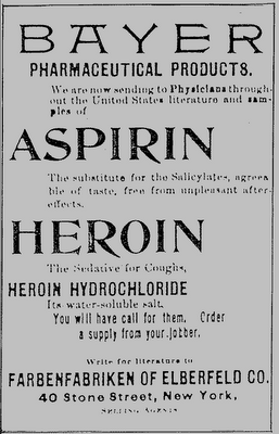 Quando con l'eroina si curava la tosse