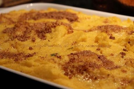 Polenta concia con sughetto di cinghiale