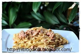 tagliolini al salmone