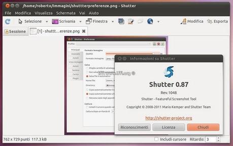 Shutter potente software open source per catturare screenshot con Ubuntu.