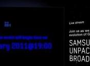 Presentazione Samsung Galaxy live streaming video