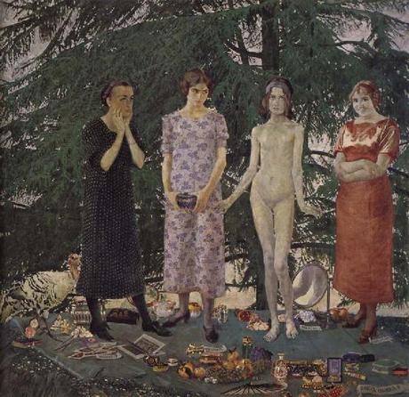 Felice Casorati_Le signorine