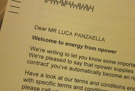 lettera npower