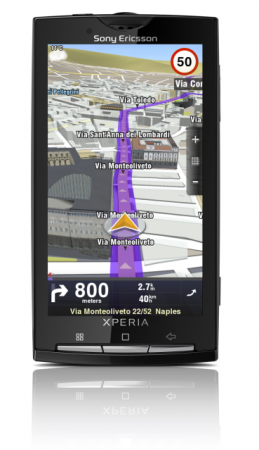 Navigatore Sony Ericsson Xperia X10