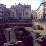 Giornata Catanese. Rovine di un anfiteatro romano