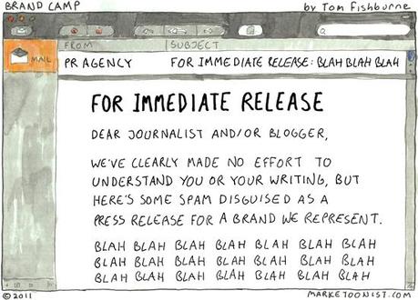 Caro blogger, ho una press release per te...