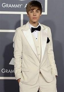 Justin Bieber in Dolce & Gabbana at the Grammy Awards 2011