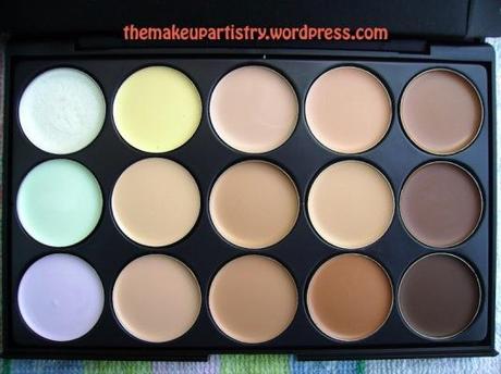 15 COLOURS 3D RADIANCE CONCEALER PALETTE