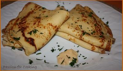 Crêpes al salmone