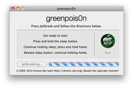 GUIDA: Jailbreak Unthetered su tutti i dispositivi iOS 4.2.1 (Mac)