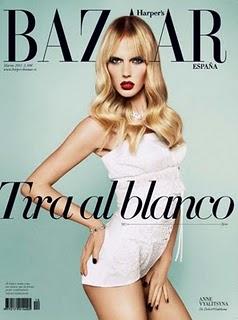 Anne Vyalitsyna in Dolce & Gabbana su Harper's Bazaar Spain