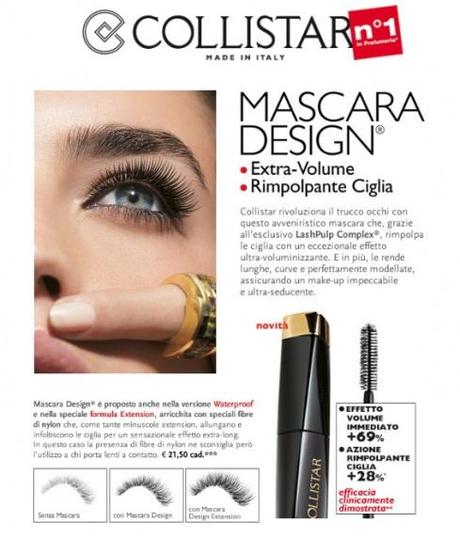 Collistar Mascara Design & Mascara Design Exstension