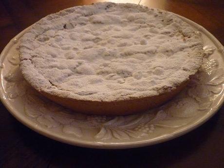 Crostata di ricotta e mandorle zuccherate