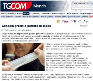 Condom gratis a portata di mano (basta un click sull’IPhone)