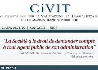 CiVIT, i dati delle PA