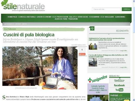 On Line il Nuovo Stile Naturale, Sostiene la Piccola e Media Impresa che fa Economia Positiva.