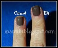 Chanel Particuliere Vs. Elf  Smoky Brown