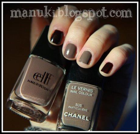 Chanel Particuliere Vs. Elf  Smoky Brown