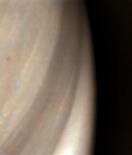 Saturn July 2, 2014 from about 2.9 million km - NAC 4 images only cl1 and cl2 filters