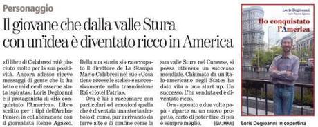 Articolo su 'La Stampa'