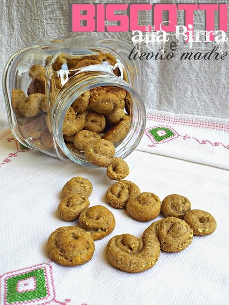 Biscotti alla birra e lievito madre