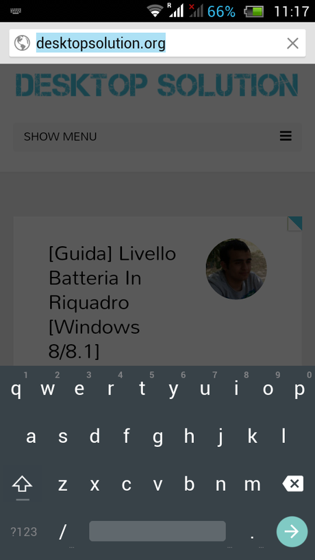 Android L - Tastiera