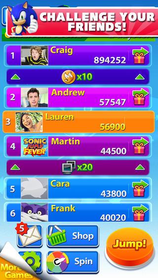  Sonic Jump Fever   il porcospino si da ai salti su iOS e Android