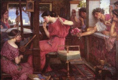 john william waterhouse penelope e la tela 1912