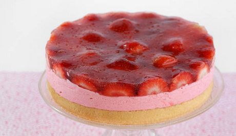 torta mousse alle fragole
