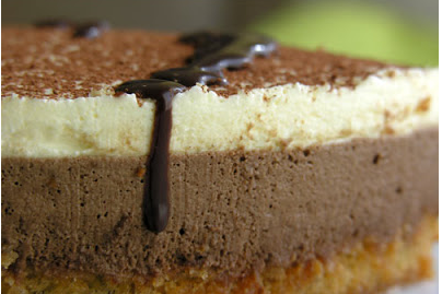 torta mousse al mascarpone cioccolato e caffe'