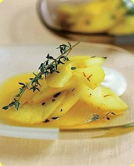 Fettine di mela al timo e zenzero