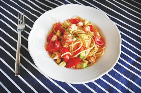 Smilingischic, Smiling in the Kitchen , Silvia Dall'Aglio, spaghetti_guacamole