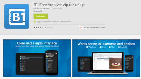 B1 Free Archiver zip rar unzip App Android su Google Play 600x339 B1 Free Archiver: estrai file zip e rar su Android news  play store google play store 