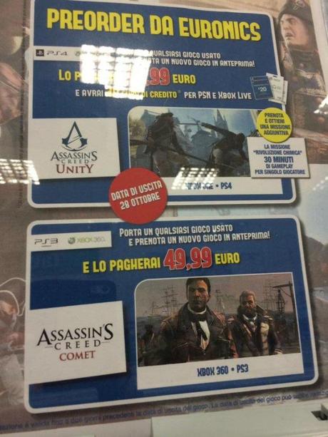 Assassin's Creed Comet esce il 29 ottobre?
