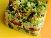 Tabulè burghul zucchine pomodori
