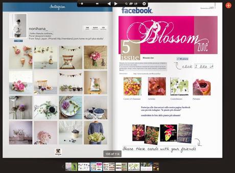 Nuova funzione su issuu #ClippedOnIssuu ora anche su Blossom zine