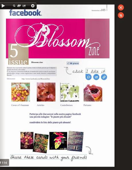 Nuova funzione su issuu #ClippedOnIssuu ora anche su Blossom zine